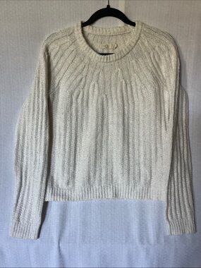 UGG Women's Ivory Cable Knit Crewneck Sweater
